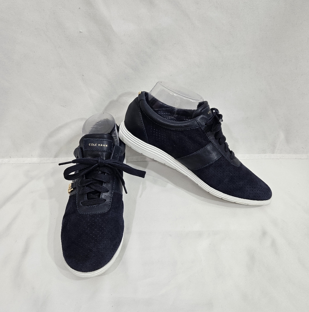 Cole Haan Navy Blue Bria Sport Oxford Sneaker Womens Size 7.5